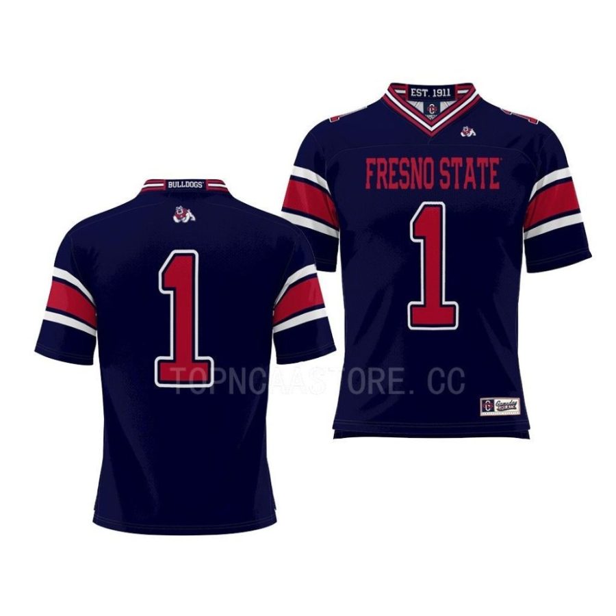 fresno state bulldog navy endzone football prosphere jersey scaled