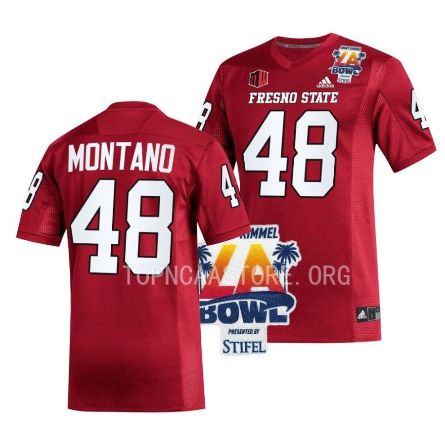 fresno state bulldogs abraham montano red 2022 la bowl champions football jersey scaled