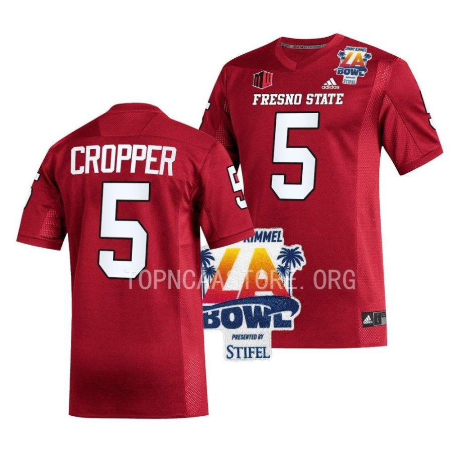 fresno state bulldogs jalen cropper red 2022 la bowl champions football jersey scaled
