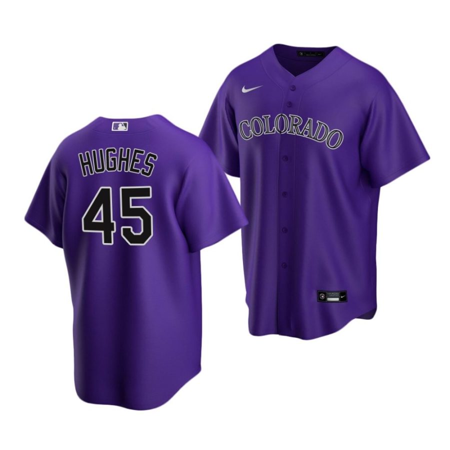 gabriel hughes rockies alternate 2022 mlb draft replica purple jersey scaled