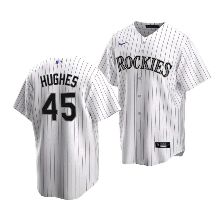 gabriel hughes rockies home 2022 mlb draft replica white jersey scaled