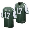 garrett wilson new york jets 2022 nfl draft game men green jersey scaled