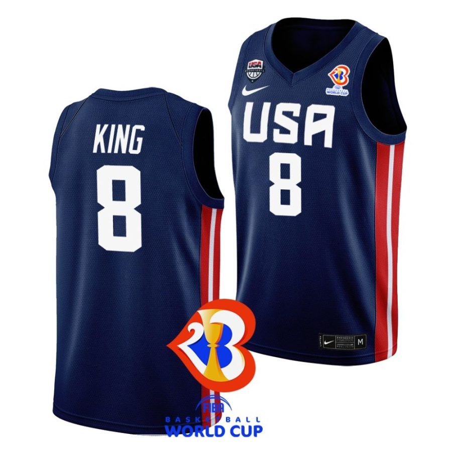 george king usa 2023 fiba basketball world cup navy away jersey scaled