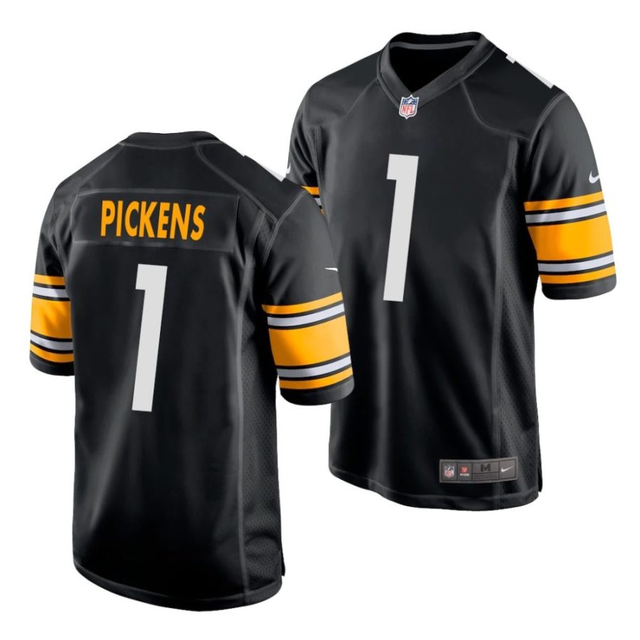 george pickens pittsburgh steelers 2022 nfl draft game men white jersey scaled