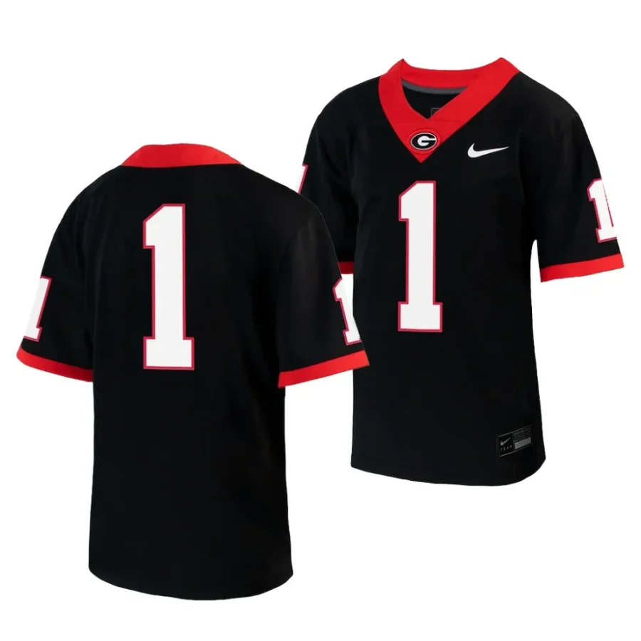georgia bulldogs black untouchable football youth jersey scaled