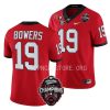 georgia bulldogs brock bowers red back to back national champions cfbplayoff 2023 jersey scaled