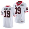 georgia bulldogs brock bowers white 2023 national championship college football playoff jersey scaled