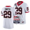 georgia bulldogs christopher smith white 2022 peach bowl college football playoff jersey scaled