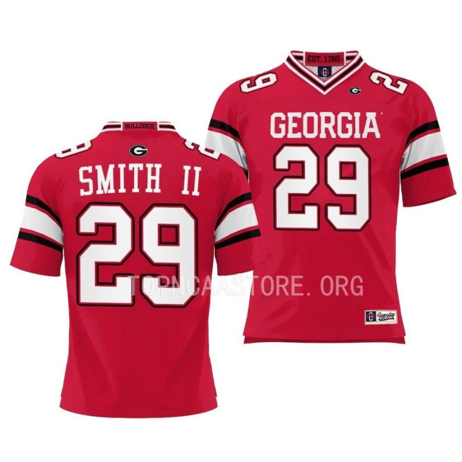 georgia bulldogs christopher smith youth red pick a player jersey scaled