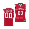 georgia bulldogs custom youth red college basketball jersey scaled
