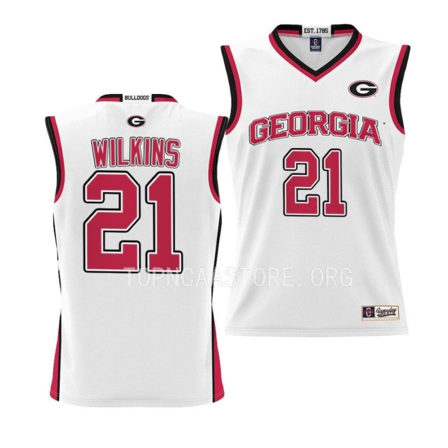 georgia bulldogs dominique wilkins white pick a player youth jersey scaled