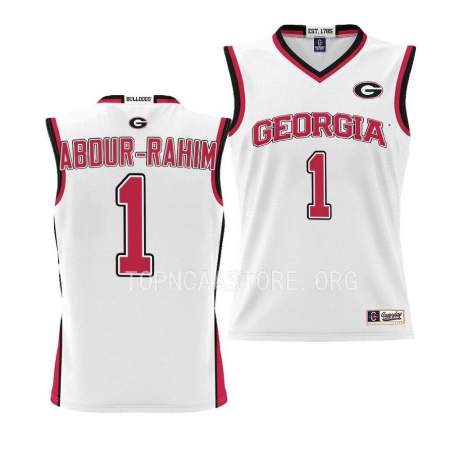 georgia bulldogs jabri abdur rahim white pick a player youth jersey scaled