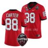 georgia bulldogs jalen carter red back to back national champions cfbplayoff 2023 jersey scaled