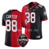 georgia bulldogs jalen carter red black back to back 2x national champions split jersey scaled