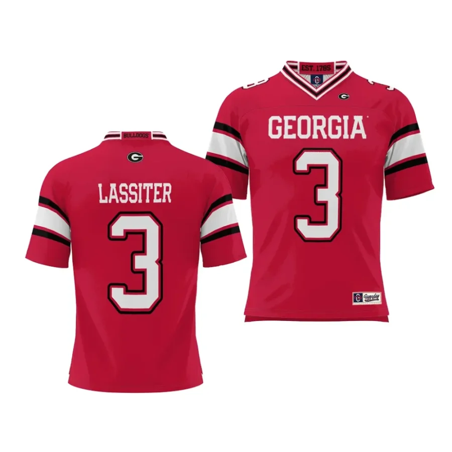 georgia bulldogs kamari lassiter red nil player football jersey scaled