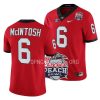 georgia bulldogs kenny mcintosh red 2022 peach bowl college football playoff jersey scaled