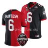 georgia bulldogs kenny mcintosh red black back to back 2x national champions split jersey scaled