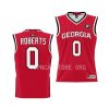 georgia bulldogs terry roberts youth red college basketball jersey scaled