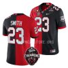 georgia bulldogs tykee smith red black back to back 2x national champions split jersey scaled