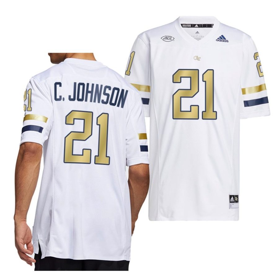 georgia tech yellow jackets calvin johnson white home premier football jersey scaled