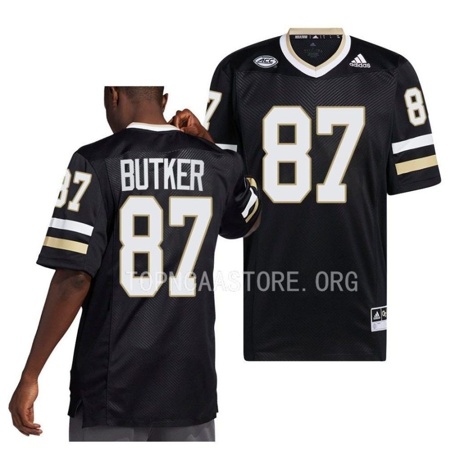 georgia tech yellow jackets harrison butker black college football alternate jersey scaled