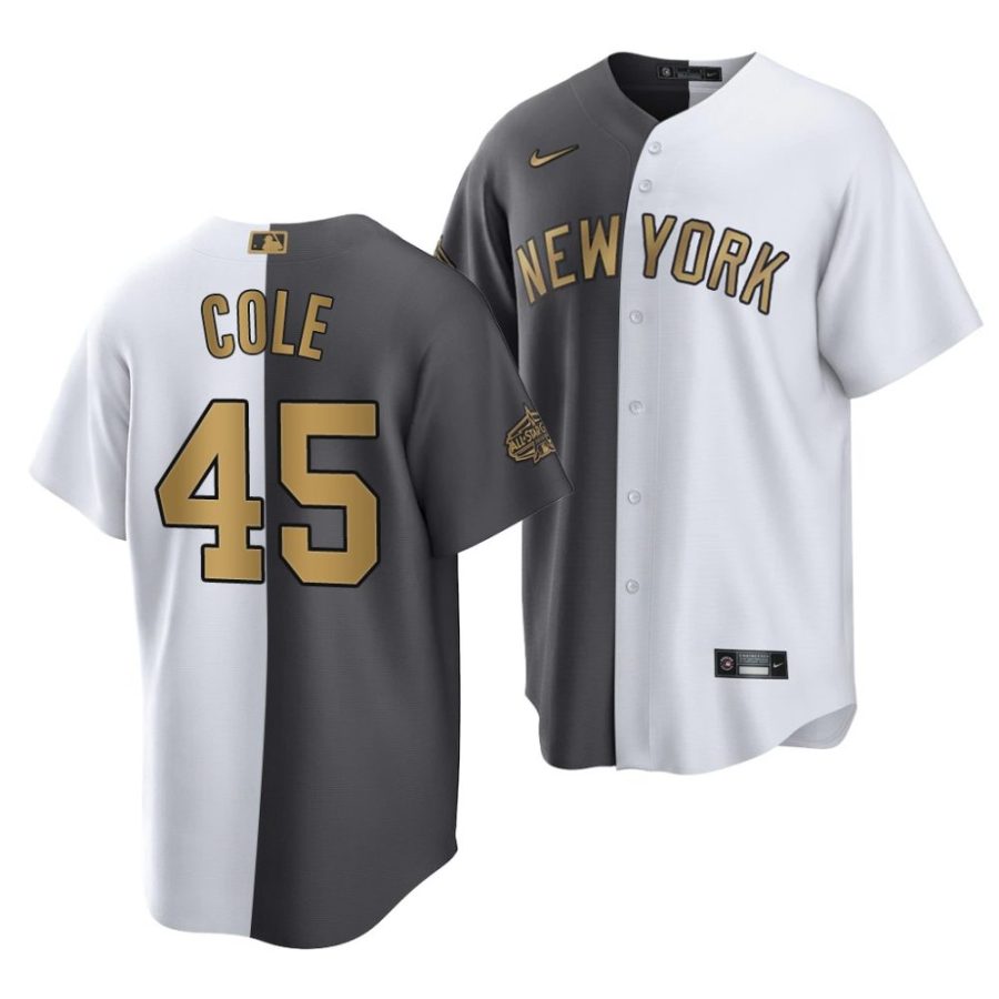 gerrit cole yankees 2022 mlb all star game men'ssplit jersey scaled