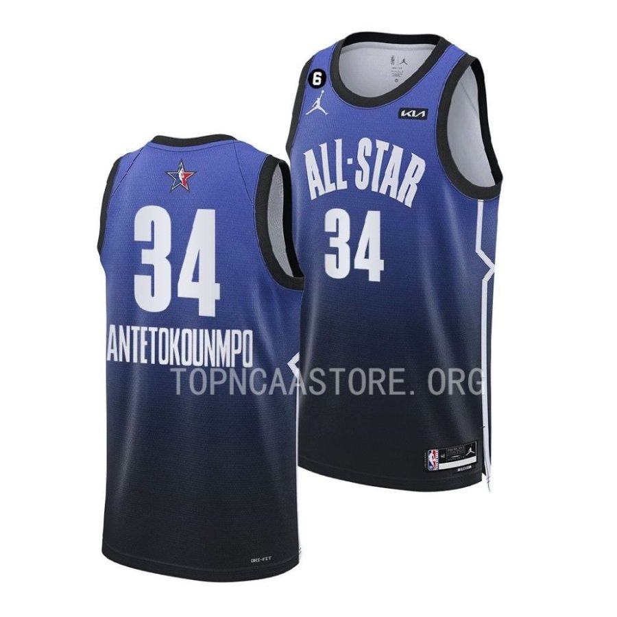 giannis antetokounmpo blue 2023 nba all stareastern conference bucks jersey scaled