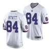 giants jalin hyatt white 2023 nfl draft alternate jersey scaled
