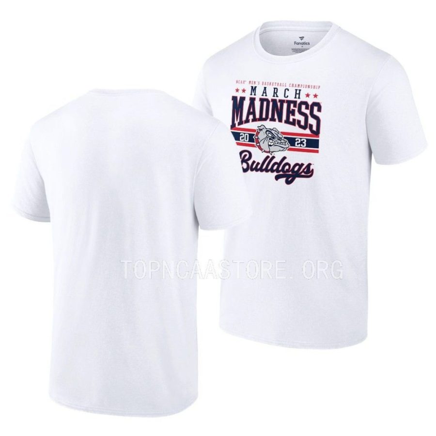 gonzaga bulldogs white 2023 ncaa march madness mens basketball tournament men t shirt scaled