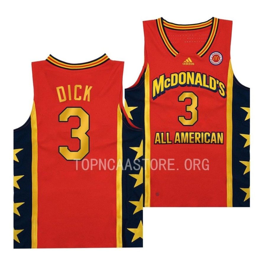 gradey dick red 2022 mcdonalds all americanbasketball all star jersey scaled