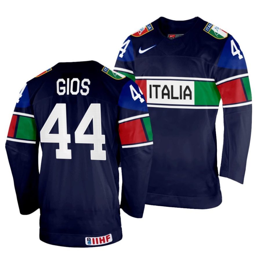 gregorio gios away 2022 iihf world championship navy jersey scaled