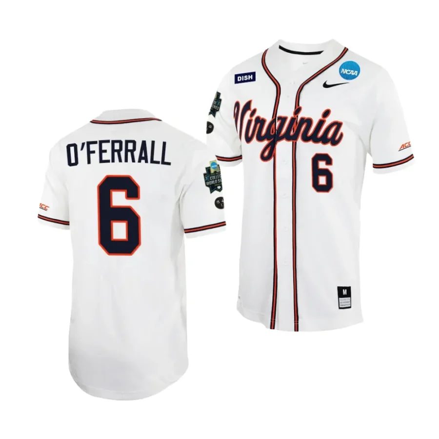 griff o'ferrall virginia cavaliers 2023 college world series menncaa baseball jersey scaled