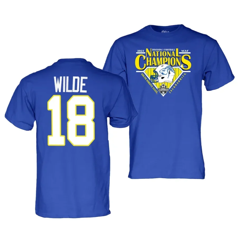 griffin wilde blue 2023 fcs football national champions t shirt scaled