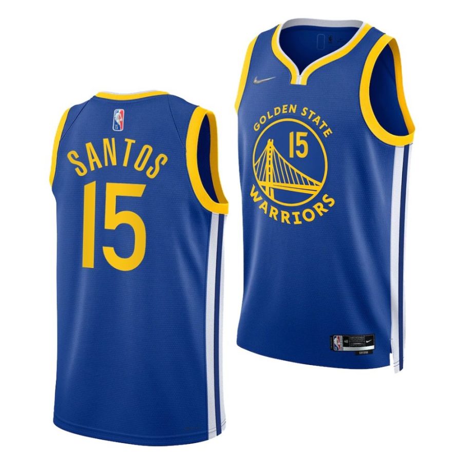 gui santos warriors 2022 nba draft royal icon edition jersey scaled