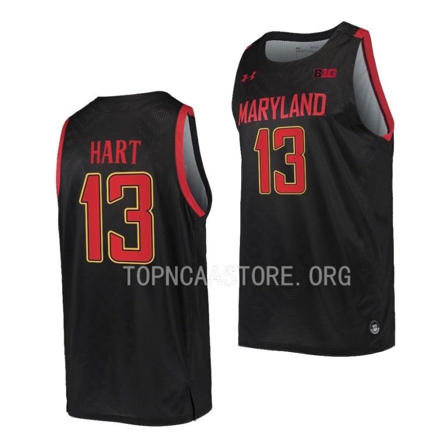 hakim hart black college basketballreplica maryland terrapins jersey scaled