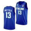 hanno mottola finland 2022 fiba basketball world cup blue away jersey scaled