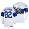 harri pesonen home 2022 iihf world championship white jersey scaled