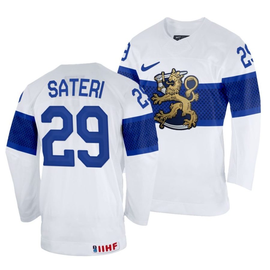 harri sateri home 2022 iihf world championship white jersey scaled