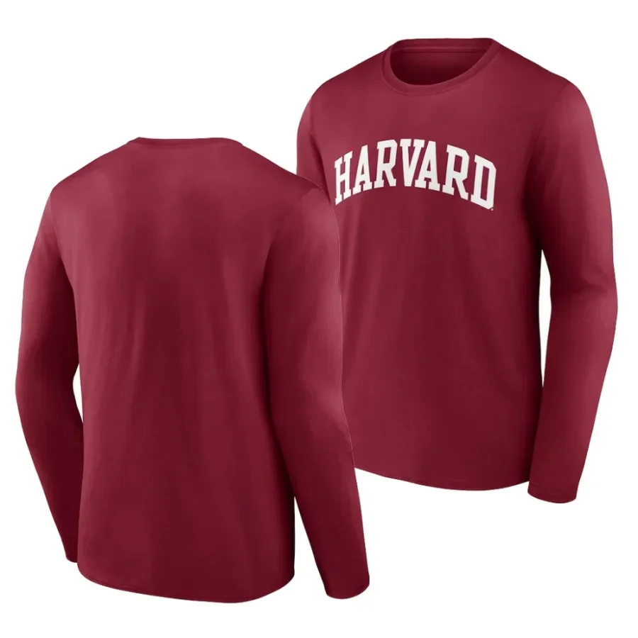 harvard crimson crimson basic arch long sleeve men t shirt scaled