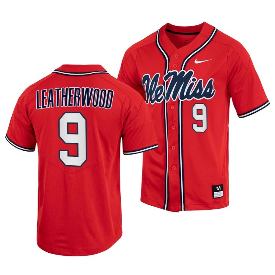 hayden leatherwood ole miss rebels 2022college baseball menfull button jersey scaled