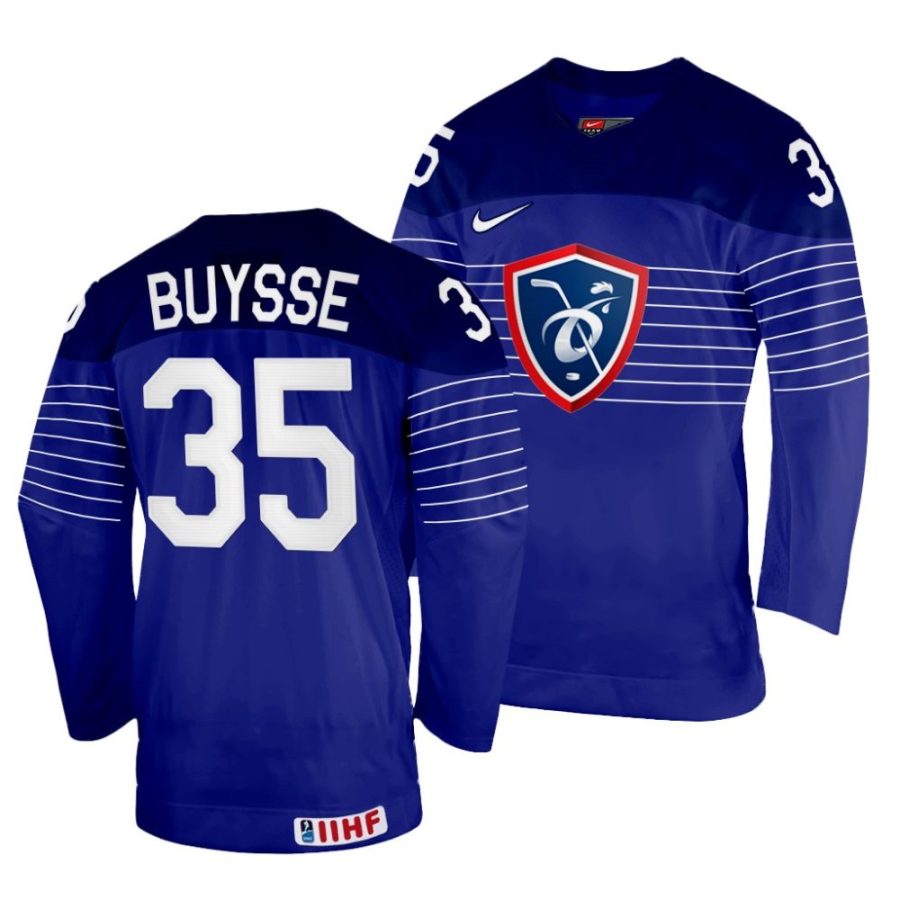 henri corentin buysse away 2022 iihf world championship navy jersey scaled