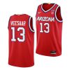 henri veesaar arizona wildcats 2022 23college basketball red jersey scaled