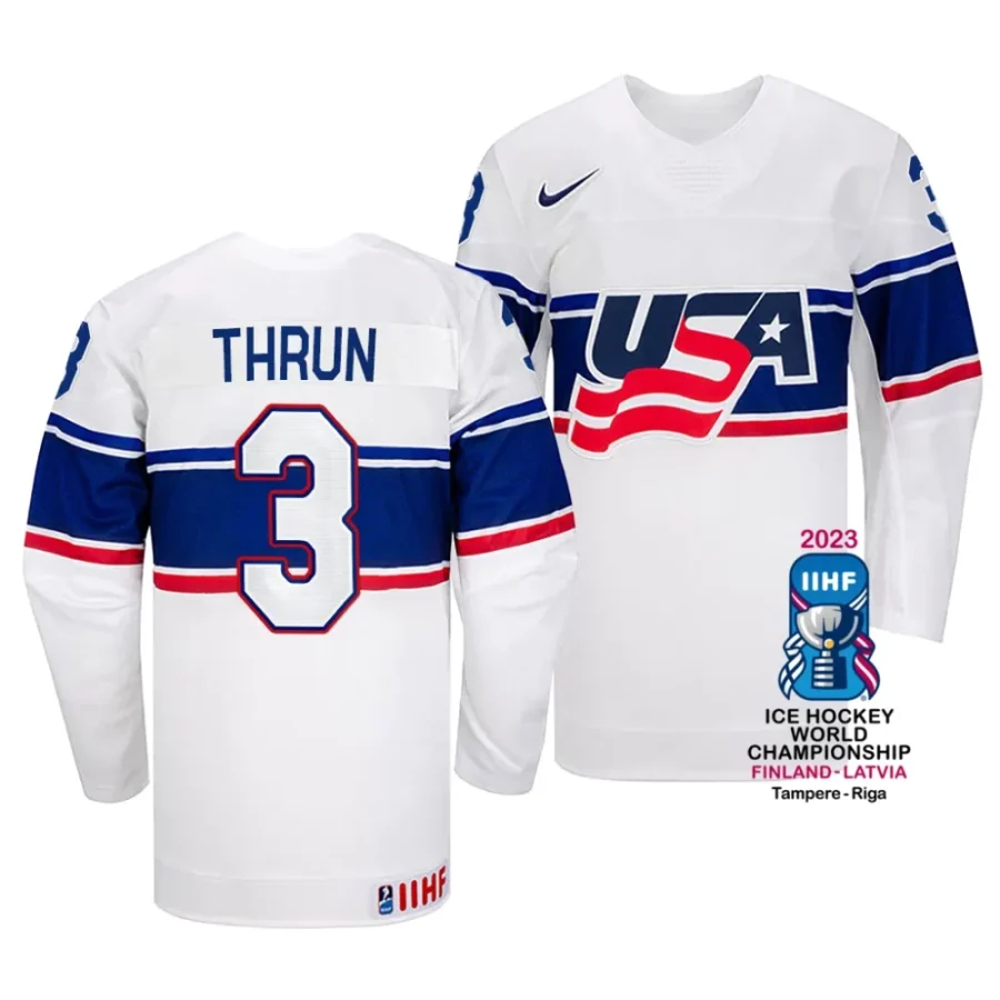 henry thrun white 2023 iihf world championship usa home jersey scaled