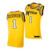 hunter dickinson gold 2022 ncaa march madness michigan wolverines jersey scaled