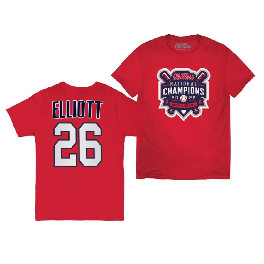 hunter elliott official logo 2022 college world series champions red shirt scaled