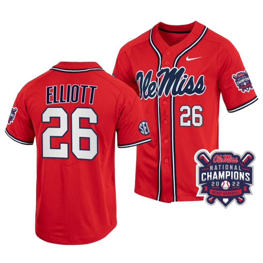 hunter elliott ole miss rebels 2022 college world series champions menncaa baseball jersey scaled