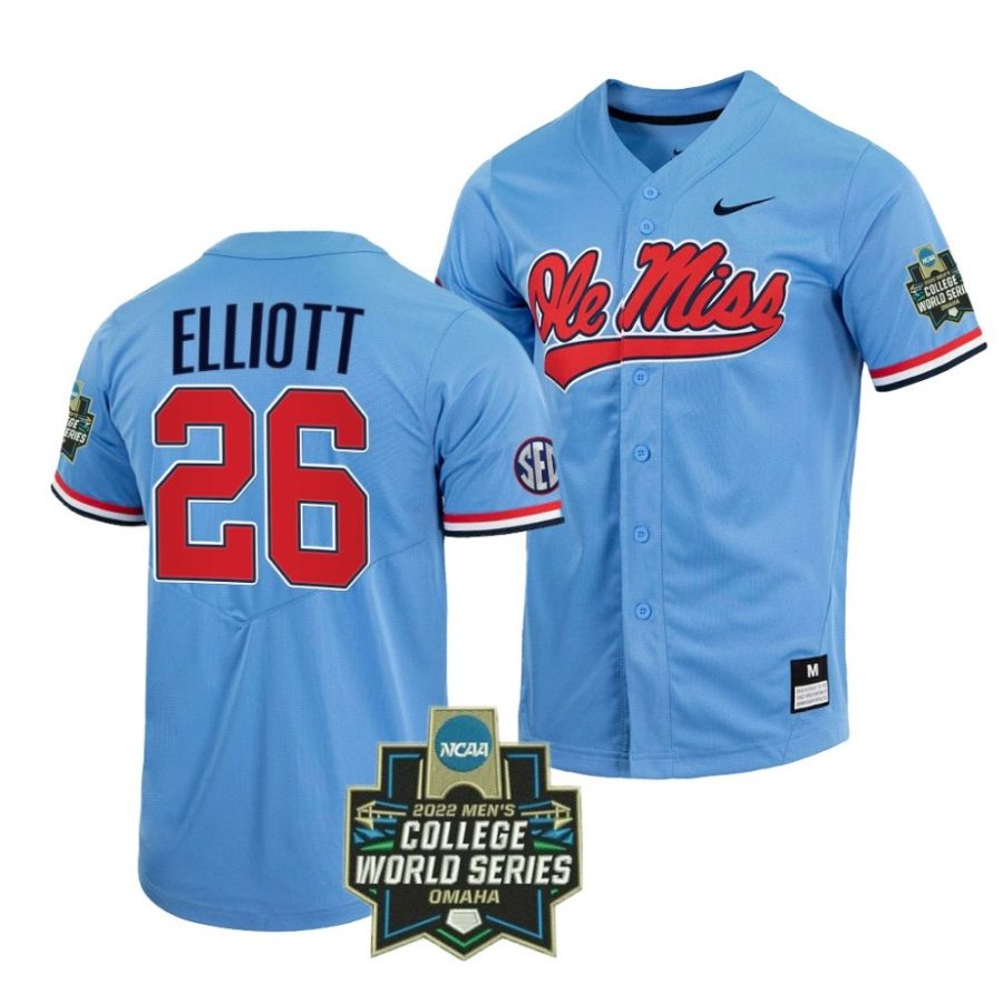 hunter elliott ole miss rebels 2022 college world series menbaseball jersey 0 scaled