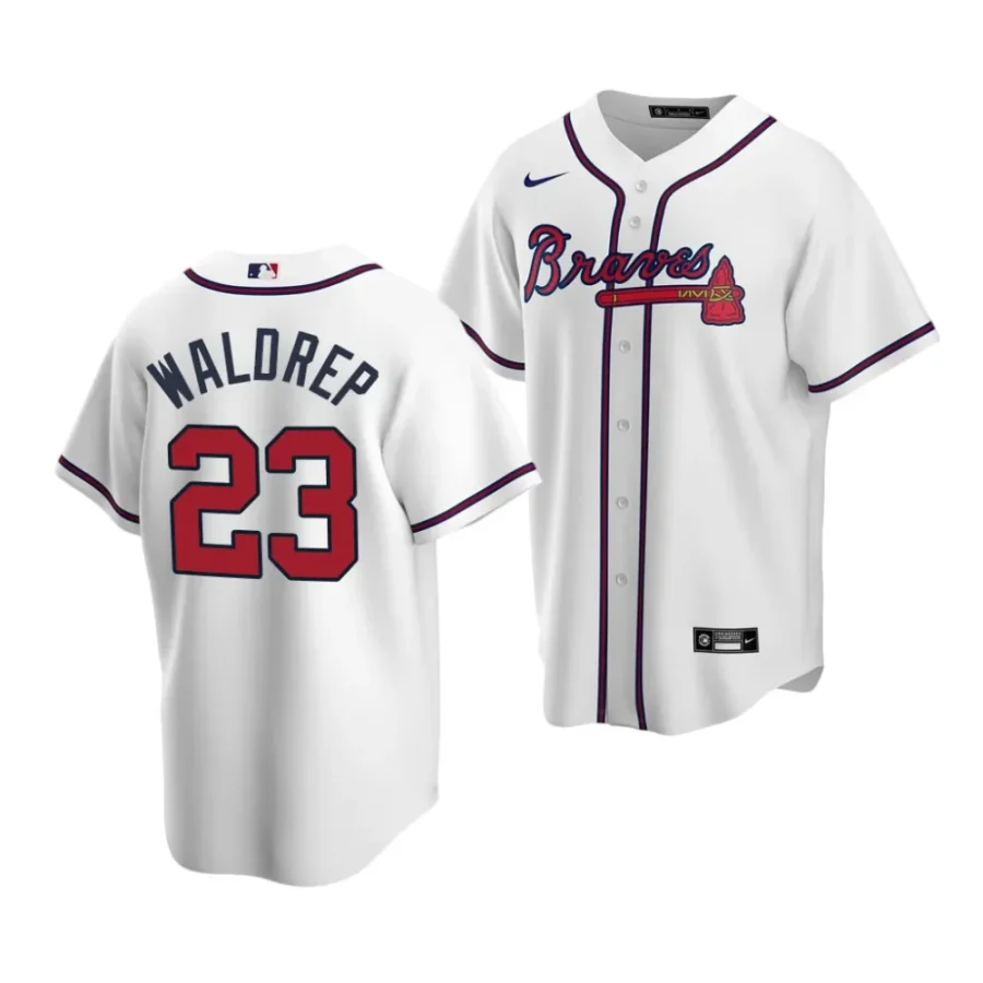 hurston waldrep braves replica home 2023 mlb draft white jersey scaled