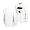 iowa hawkeyes white on court long sleevecollege basketball men t shirt scaled