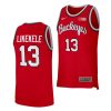 isaac likekele ohio state buckeyes 2022 23retro basketball red jersey scaled